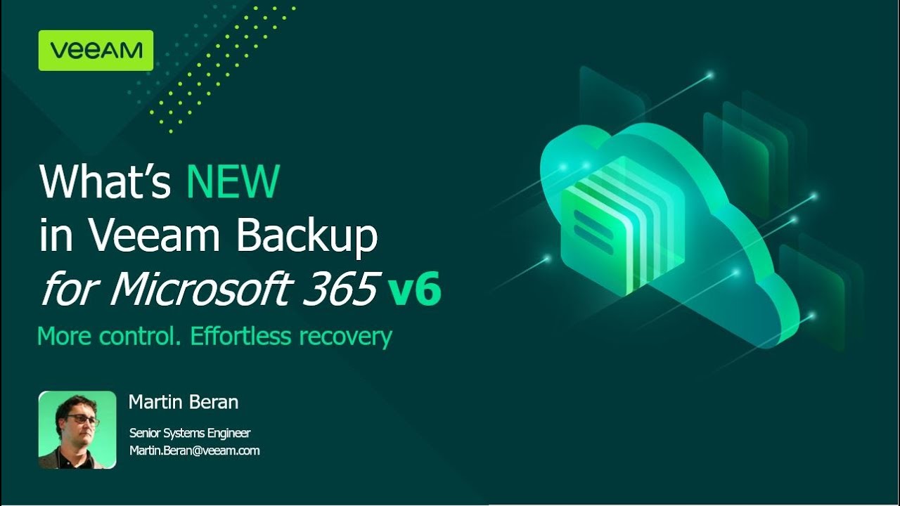 What's NEW in Veeam Backup for Microsoft 365 v6 video