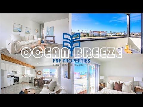 Welcome to Ocean Breeze in Oceanside Apartments and Townhomes. Discover Coastal Living with Urban Convenience! - Video 6 of 7