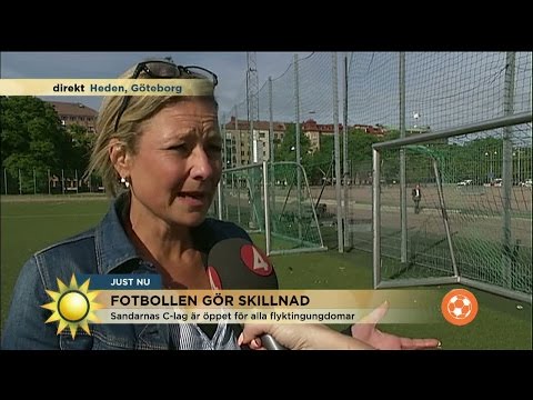 Hon började träna flyktingbarn - så har det gått - Nyhetsmorgon (TV4)