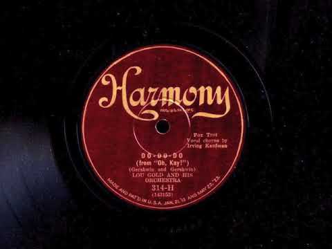 Do Do Do by Lou Gold and His Orchestra, 1926