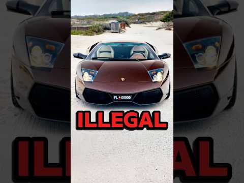 This Lamborghini Is Illegal To Drive! #lamborghini #murcielago