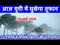 आज 21 मई 2025 का मौसम यूपी में भारी बारिश आं