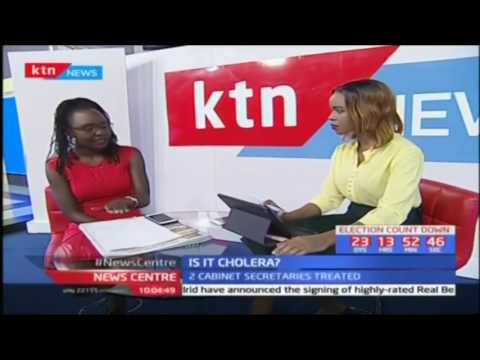 Reports of 2 cabinet secretaries among patients infected with cholera after attending a trade expo