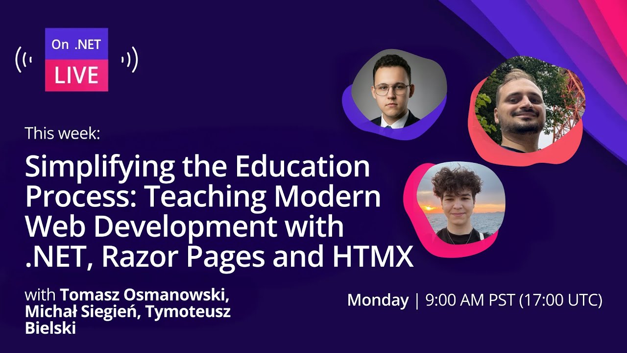 Simplifying the Education Process: Teaching Modern Web Development with .NET, Razor Pages and HTMX