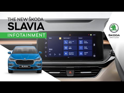 The New ŠKODA SLAVIA - Infotainment Overview