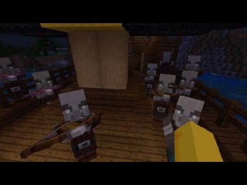 Minecraft Evoker & Pillagers sailing over the oceans!