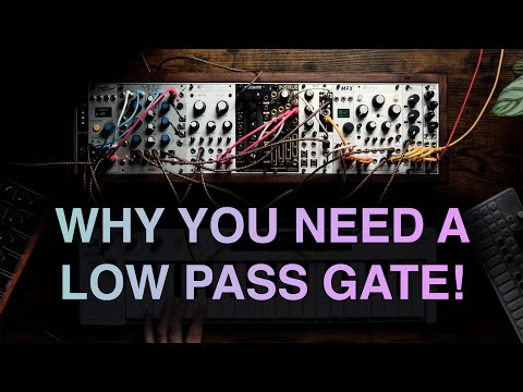 Exploring low pass gates with the MAKE NOISE LxD