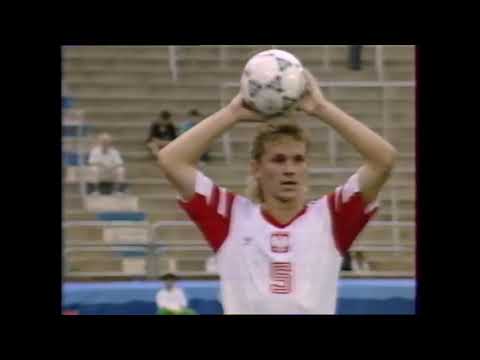 Polska - USA 2-2, 29.07.1992, Igrzyska Olimpijskie Barcelona 1992, 3 kolejka