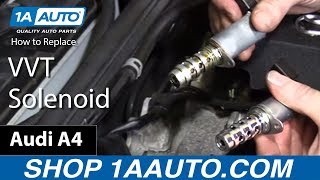 How to Replace Variable Valve Timing Solenoid 05-09 Audi A4