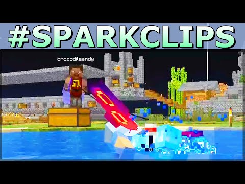 Croco angelt sich Sparki