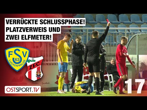 CRAZY final phase! RED CARD and two PENALTIES: Luckenwalde - ZFC | Regionalliga Nordost
