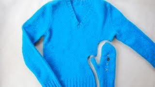 DIY: Make Mittens from Sweaters in Minutes