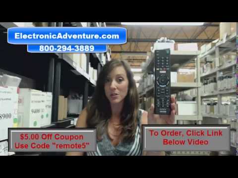 Sony RMT-TX102U Coupon $5 Off Remote Control LED HDTV (RMTTX102U)(149298011)ElectronicAdventure.com