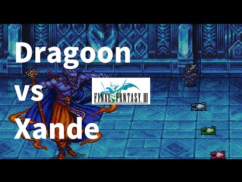 FF3 Xande - Final Fantasy III Pixel Remaster [Boss Battle] 竜騎士38ソロ vs 魔王ザンデ