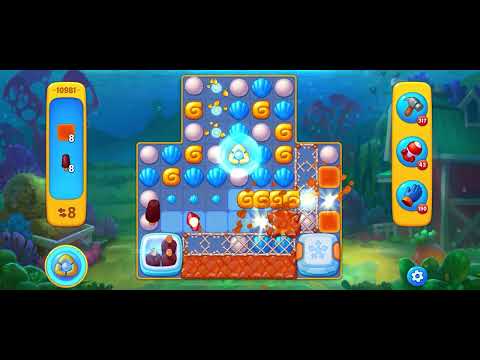 Fishdom level 10981 no boosters フィッシュダム ノーマル