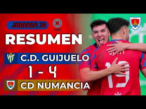 Resumen C.D. Guijuelo | 1-4 |  C.D. Numancia