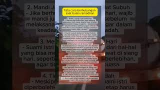 Download lagu Tata cara berhubungan saat bulan ramadhan mp3 Download lagu Tata cara berhubungan saat bulan ramadhan mp3