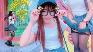 台風直前のユニバで遊んだら　風に遊ばれた