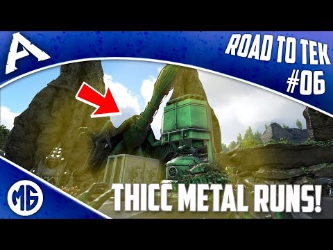 METAL FARM ON LOCK BOIS! Road to Tek Official PvP Ep 6 - Ark: Survival Evolved