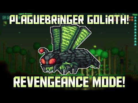 How to Beat Plaguebringer Goliath in Revengeance Mode! ||Terraria Calamity Mod Boss Guide||