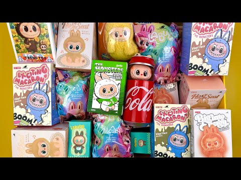 28 AliExpress Labubu Fake Lafufu mystery blind boxes ASMR Unboxing Satisfying Sounds No Talking