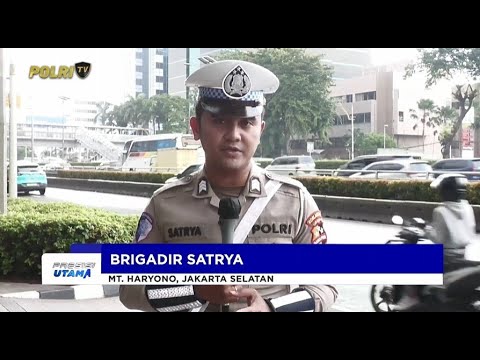 NTMC POLRI - PANTAUAN ARUS LALULINTAS DI MT HARYONO, JAKARTA SELATAN