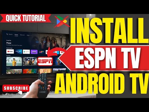 No Playstore? How to Download & Install ESPN TV App on ANY Android TV (2025)