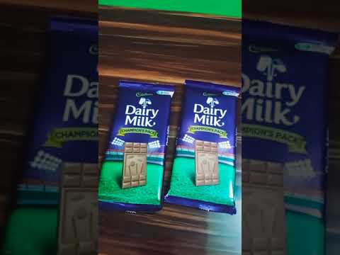 2 Cadbury Dairy Milk Champions Pack Chocolates 🍫🍫 #shorts