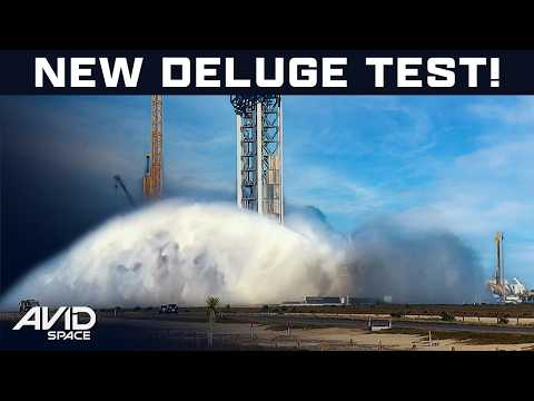 SpaceX Tests Pad 2's Deluge System For The First Time!
