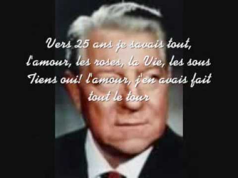 "Je sais" de Monsieur Jean Gabin