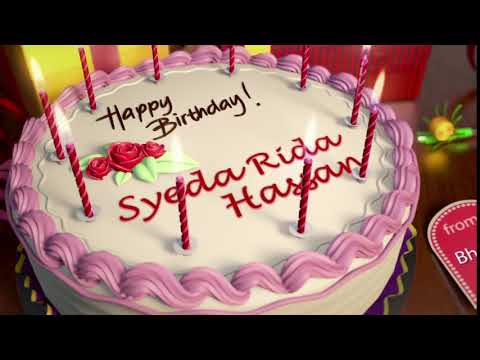 Happy Birthday Syeda Rida Hassan