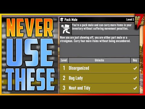 The Top 5 WORST PERKS - 7 Days To Die 2023