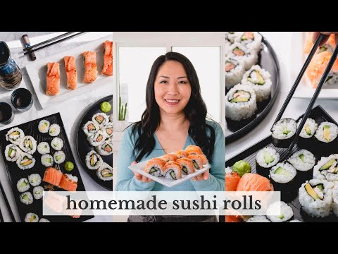 how to make homemade sushi rolls