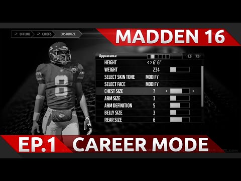 Madden 16 Career Mode - The Start Ep.1 (Xbox One)