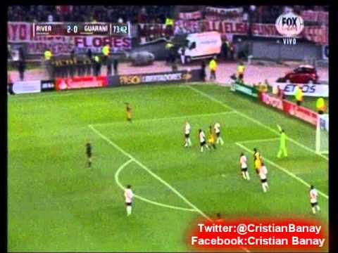 (Emocionante)  River 2 Guarani 0 (Relato Gustavo Cima) Copa Libertadores 2015