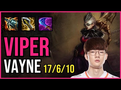 VIPER - VAYNE vs SAMIRA ADC - KR Master - Patch 11.3