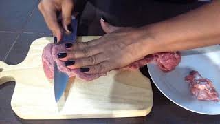 Como filetear carne