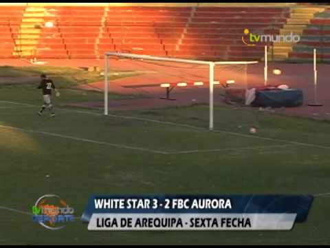 White Star 3 - 2 FBC Aurora /  fecha 6 de 2da fase / Tvmundo Deportes 2013.