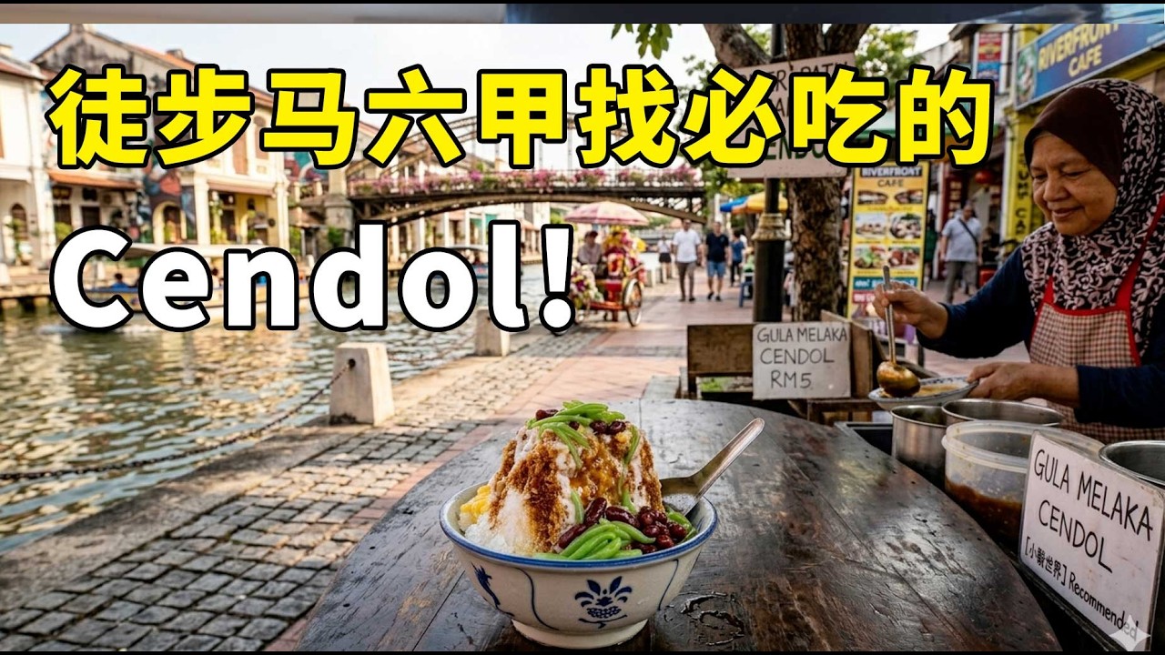 徒步游马六甲 🇲🇾 走断腿也要吃到那碗传说中的Cendol [小毅世界]