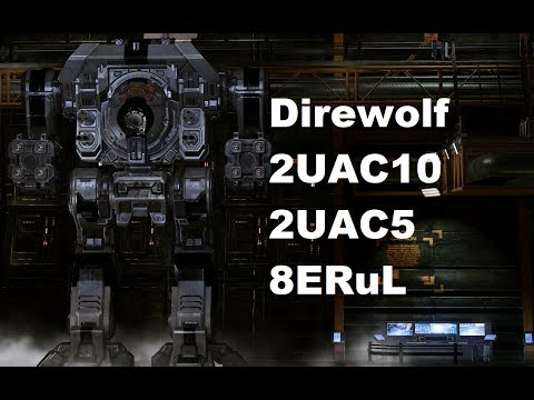 Mechwarrior Online : DWF-B "Micro Dakka" (2xUAC10, 2xUAC5, 8xERuL)
