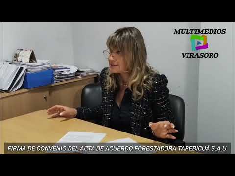 FIRMA DE CONVENIO DEL ACTA DE ACUERDO DE FORESTADORA TAPEBICUA S.A.U