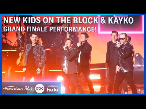 NKOTB + KAYKO have "The Right Stuff" On Stage At The Grand Finale - American Idol 2024