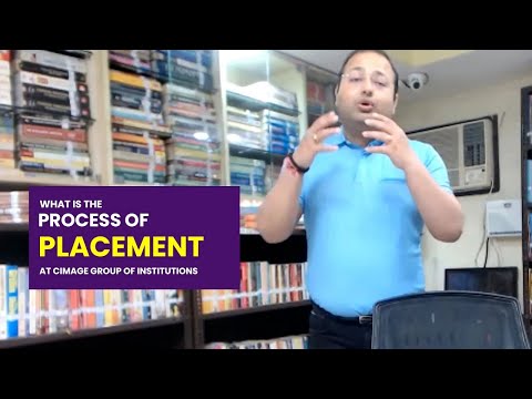 What is the Process of Placement at CIMAGE Group of Institutions