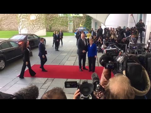 Rama mbërrin në  Berlin, takimi me Merkel