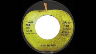 1968 HITS ARCHIVE: Those Were The Days - Mary Hopkin (a #1 record--mono 45)
