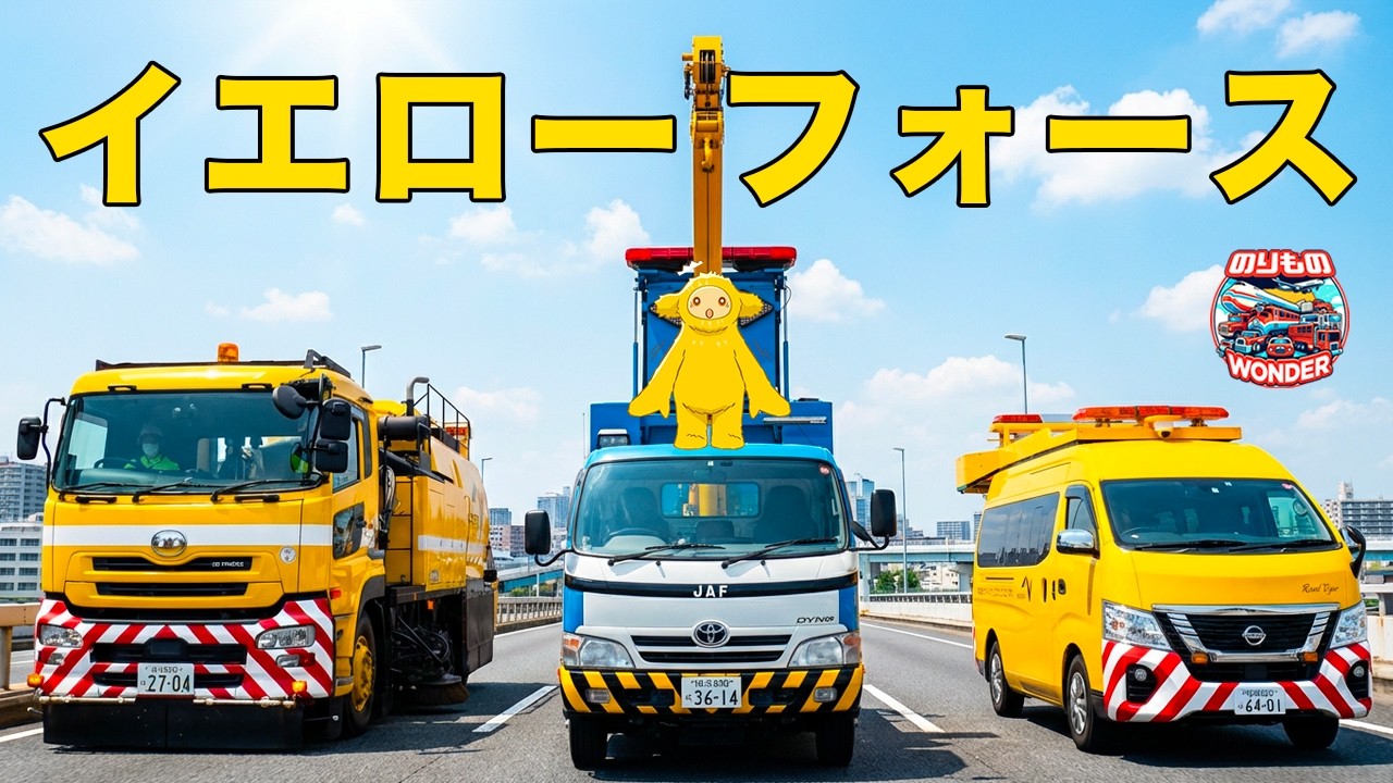 【のりもの】イエロー・フォース！ 赤が「緊急」なら、黄色は「再生」