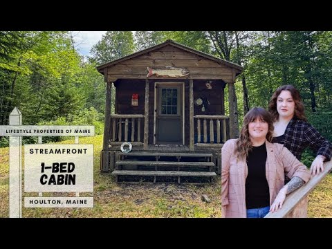 Maine Cabin with 20 Acres & Stream Frontage | Maine Real Estate