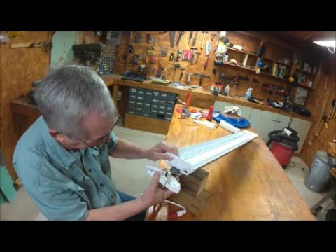 Changing a bad pull chain switch on a LED light.