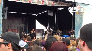 Blessthefall Up In Flames Live Vans Warped Tour 2015