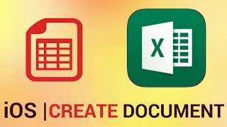 How to Create a Document in Excel for iPad